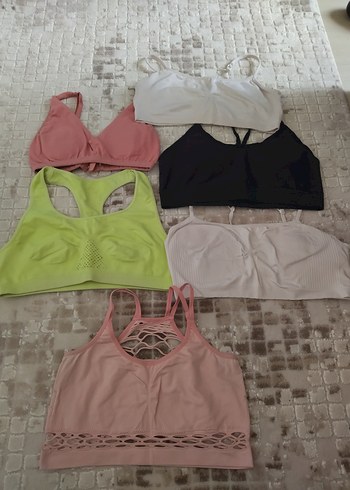 Çok Renkli Kısa Spor Sütyenler - Görsel 5