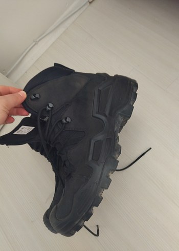 Siyah Erkek Outdoor Botları Velcro Detaylı - Görsel 6