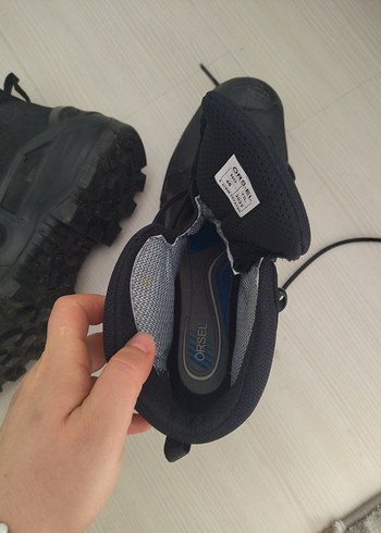 Siyah Erkek Outdoor Botları Velcro Detaylı - Görsel 7