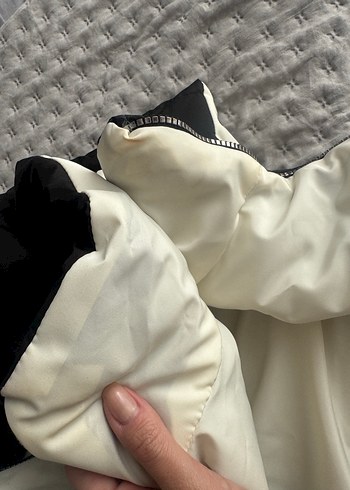 Siyah Yüksek Yakalı Fermuarlı Kadın Yelek - Görsel 7