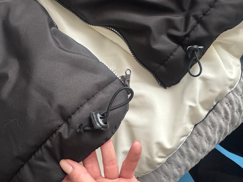 Siyah Yüksek Yakalı Fermuarlı Kadın Yelek - Görsel 5