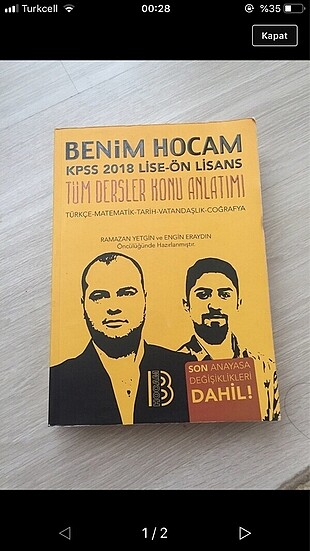 Benim hocam tüm dersler konu anlatımı