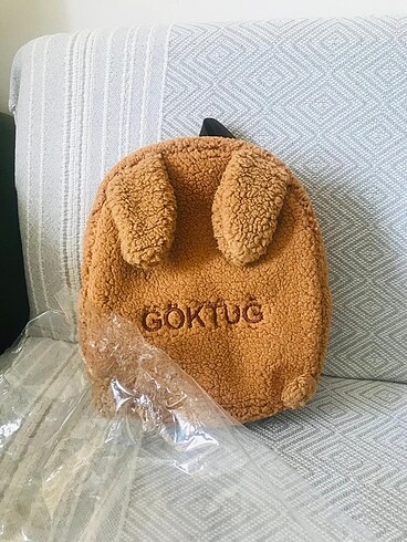 Göktuğ yazılı çanta