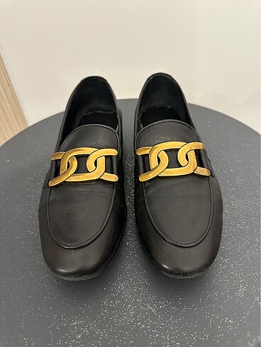 Neslihan Canpolat Gold Detaylı Loafer