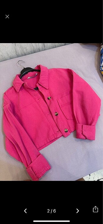zara pembe ceket