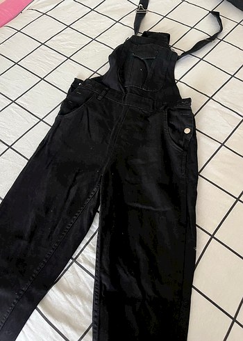 Diğer Siyah Denim Tulum