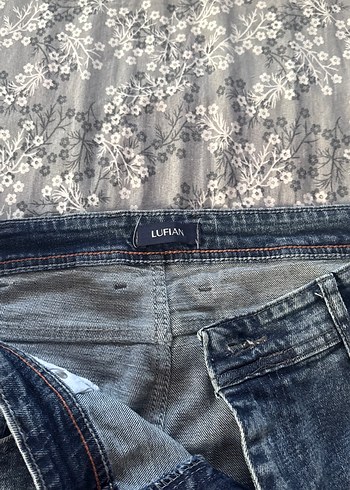 Lufian Koyu Mavi Denim Jean