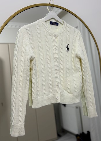 Polo Ralph Lauren Ekru Orgu Polo Kazak Hirka