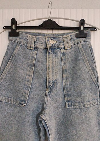 Bol Kesim Denim Pantolon - Görsel 2