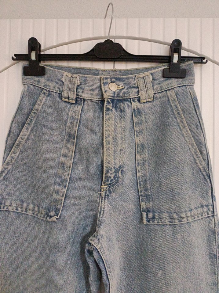 Bol Kesim Denim Pantolon - Görsel 2