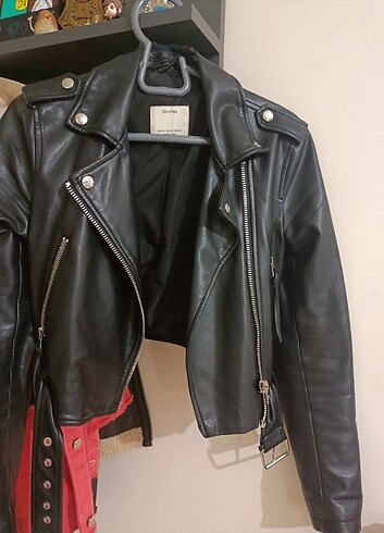Bershka deri ceket 