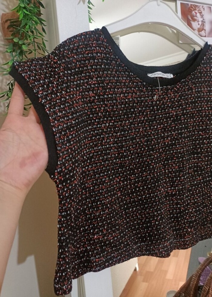 Crop süveter  - Görsel 2