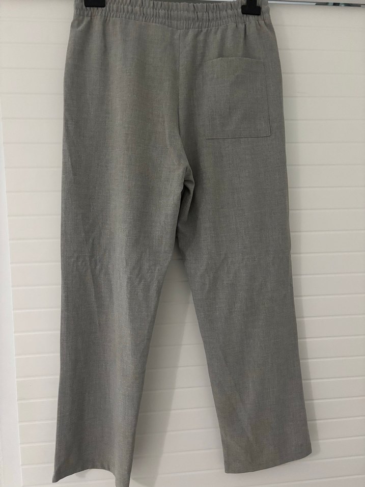 beli lastikli baggy pantolon - Görsel 4