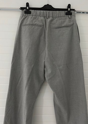 Pileli, keten baggy pantolon - Görsel 4