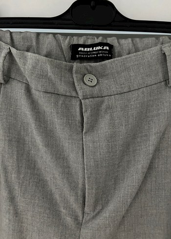 Pileli, keten baggy pantolon - Görsel 2