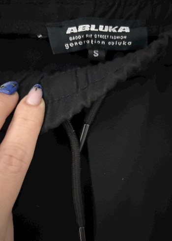 Beli lastikli baggy pantolon - Görsel 2