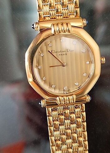 Beden altın Renk Christian Dior vintage saat