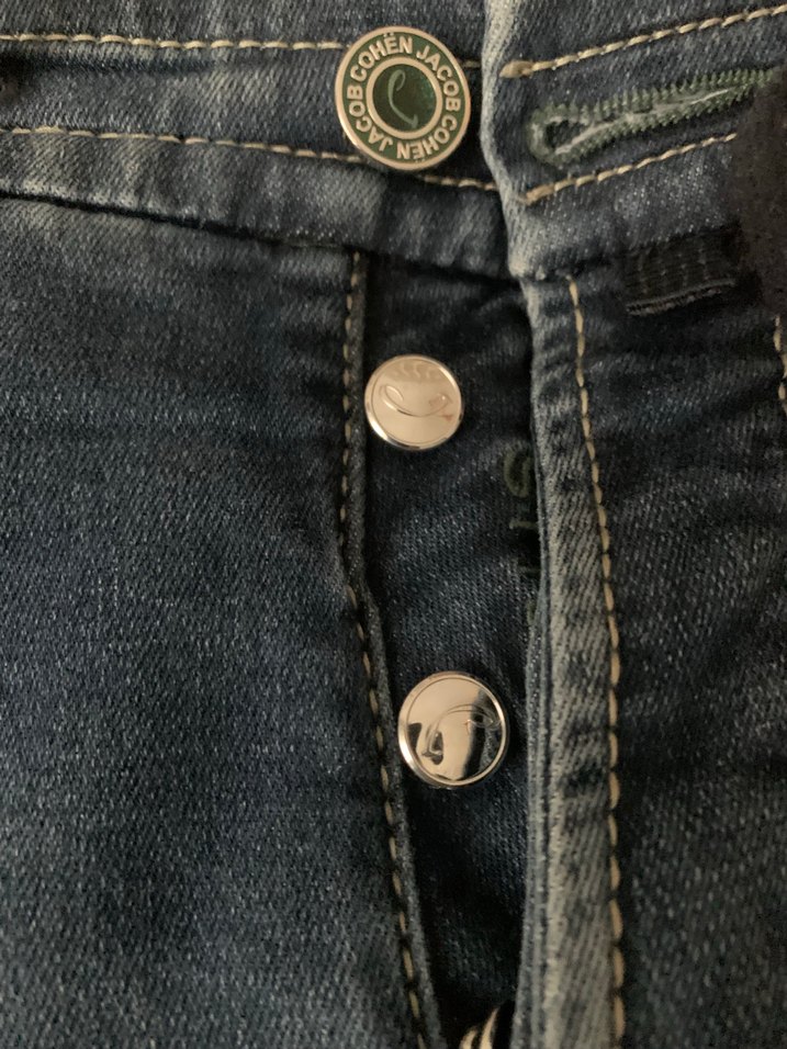 Jacob Cohën Koyu Mavi Denim Jean — görsel 9/11