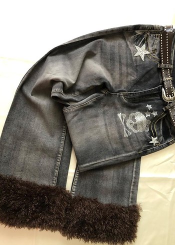 American Vintage Y2k Grunge Punk Tasli Gothic Jean