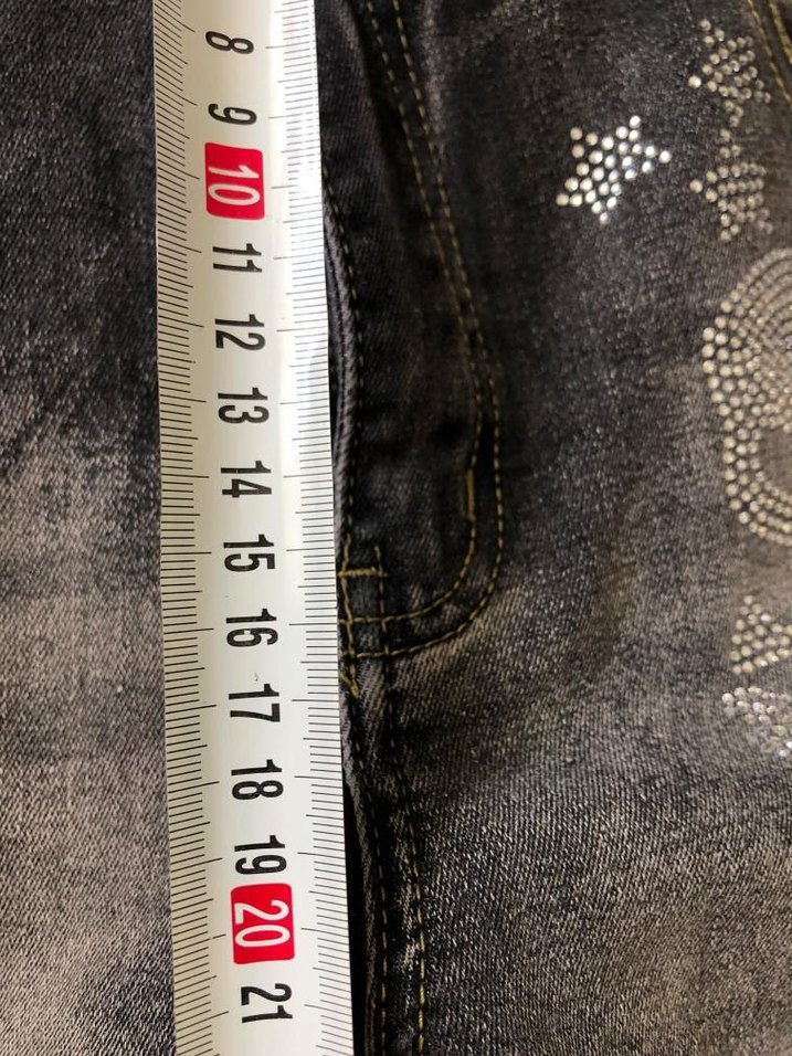 Y2K Grunge Punk Taşlı Gothic Jean — görsel 6/11