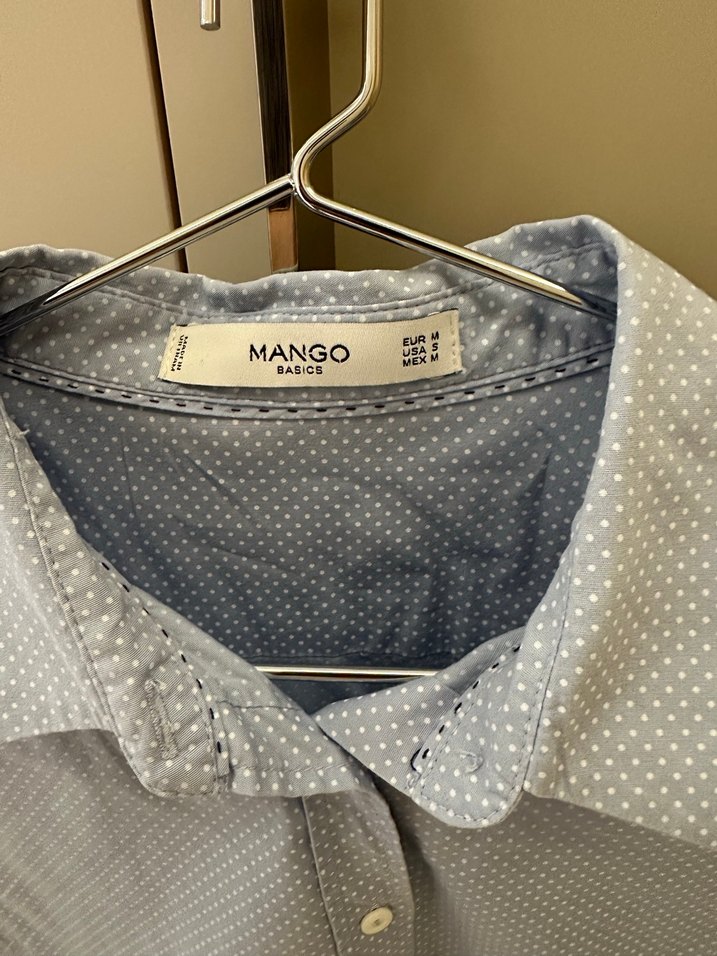 Mango Mavi Uzun Kollu Gömlek - Görsel 2