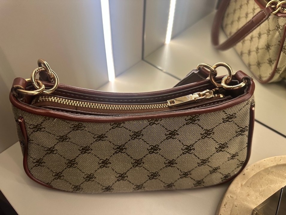 Kahverengi Deri Kemerli Parisli Kadın Çanta - Görsel 2