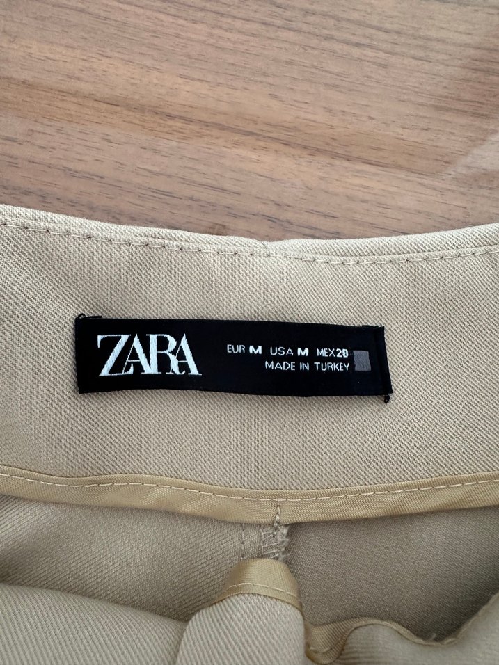 Bej Kadın Normal Kesim Kumaş Pantolon - Görsel 4