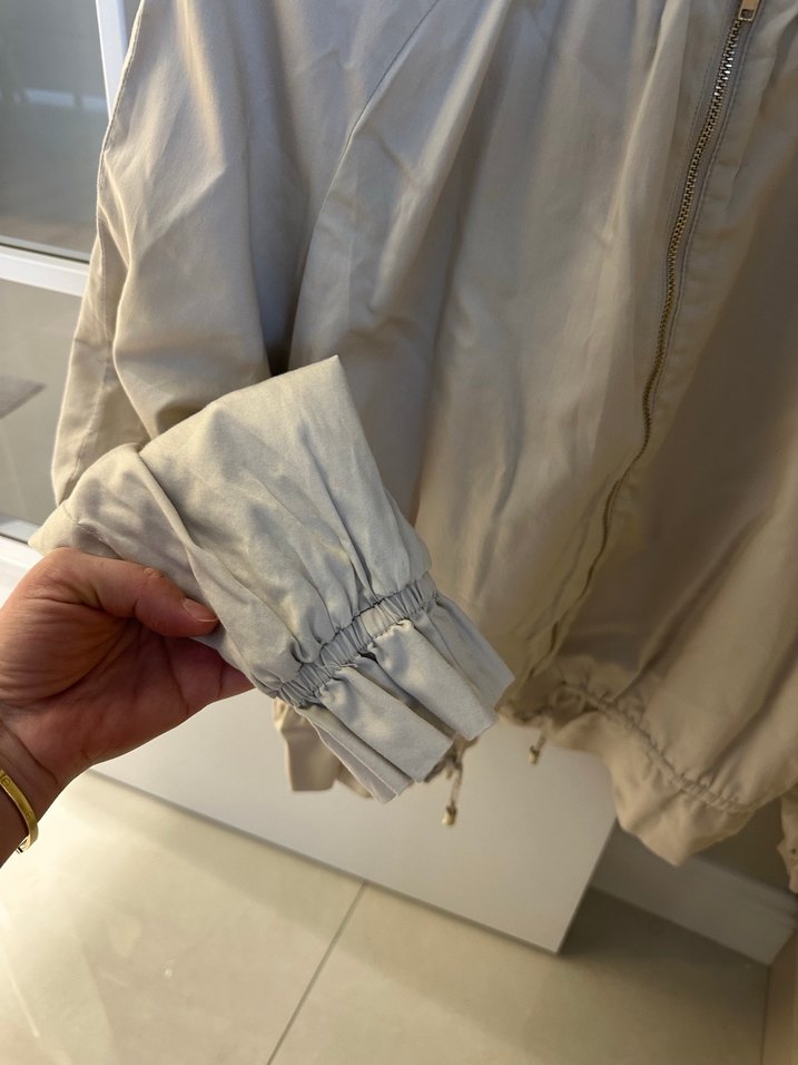 H&M Bej Uzun Kollu Kadın Ceket - Görsel 2