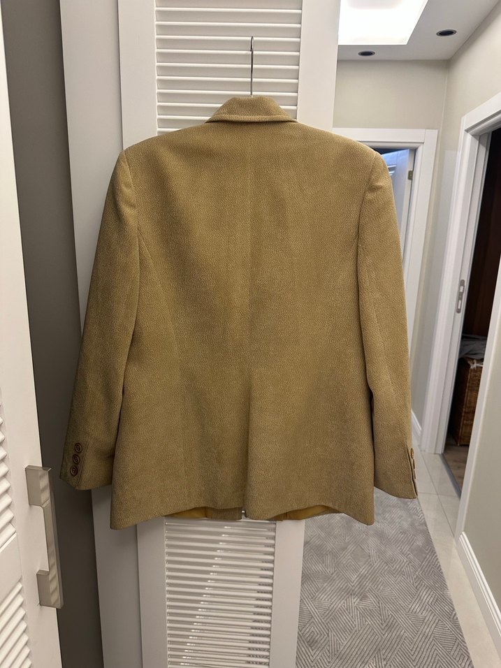 Bej Süet ceket - Görsel 2