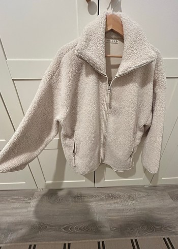 Oysho Oversize Suni Yün Kadın Ceket - Görsel 3