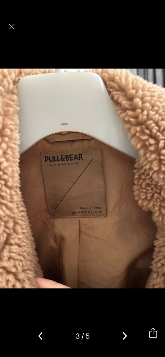 Kahverengi Peluş Kadın Ceket - Görsel 3
