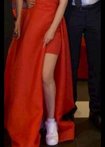 Nssposa kırmızı elbise - Görsel 3