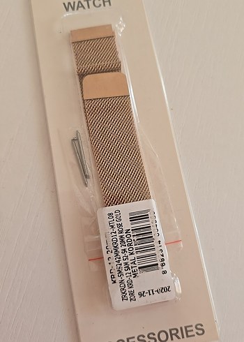 20mm Galaxy watch active 2 kayışı - Rose gold