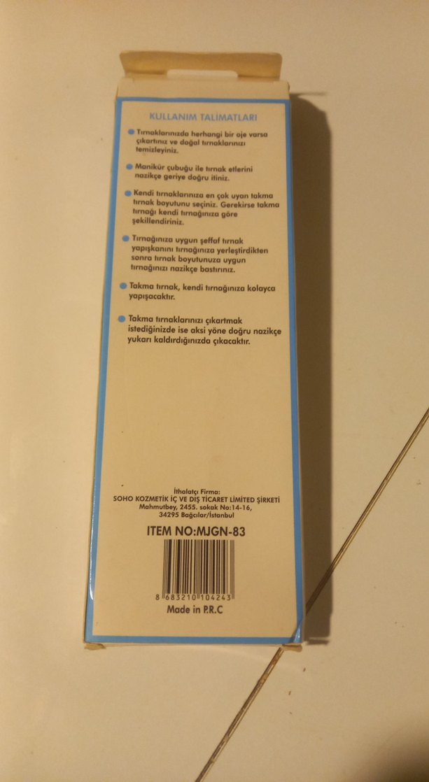 Mor Çiçek Desenli Takma Tırnak Seti 24'lü - Görsel 2