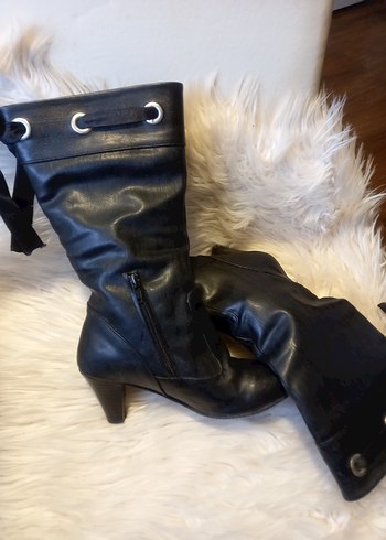 Siyah bağcıklı diz alti - Görsel 2