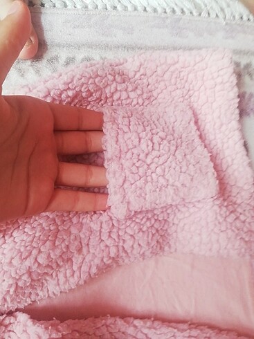 4 Yaş Beden pembe Renk Pembe yelek tavşan kulaklı