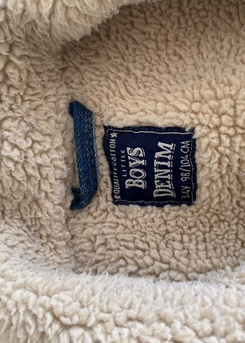 LC Waikiki Kürklü Mavi Denim Ceket