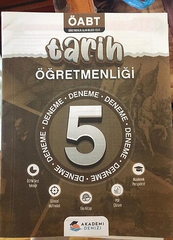 Beden Renk KPSS - ÖABT Tarih test kitabı