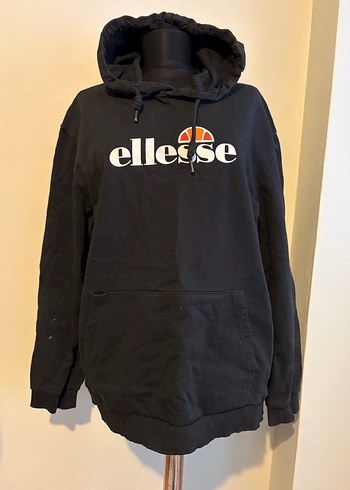 Elle Ellesse Siyah Kapusonlu Sweatshirt