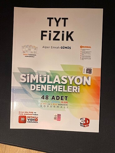 3d tyt fizik denemeleri