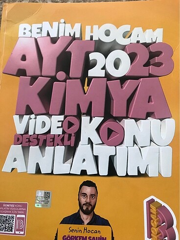 benim hocam görkem şahin ayt kimya