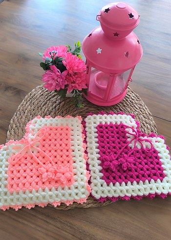 Renkli El Yapımı Banyo Süngeri Seti - Görsel 2