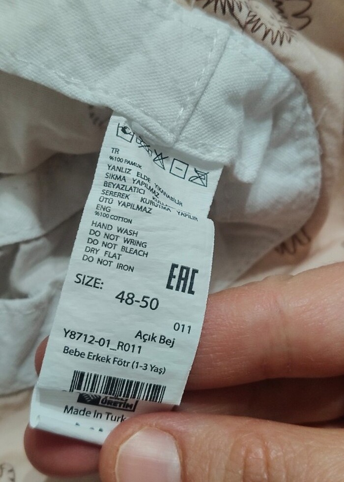 Bitti hayvan desenli şapka  - Görsel 3