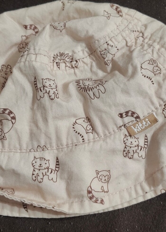 Bitti hayvan desenli şapka  - Görsel 4