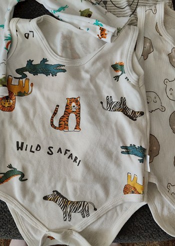 Bebek Erkek Bohem Uzun Kollu çıtçıtlı Body - Görsel 4