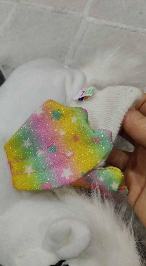 Renkli Bağlamalı Kız Çocuk Unicorn Terlik - Görsel 3