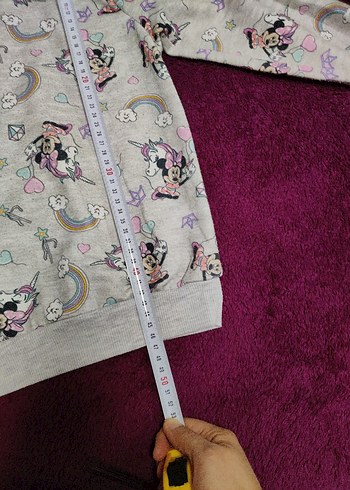 Gri Baskılı Kız Eşofman Takımı Minnie mouse - Görsel 6