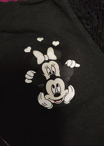 Kız Çocuk Siyah Goth Tarzı Sweatshirt ve Eşofman - Görsel 4