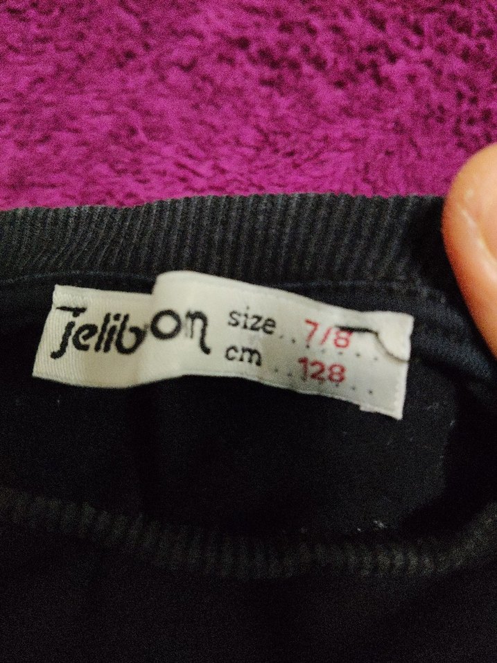 Kız Çocuk Siyah Goth Tarzı Sweatshirt ve Eşofman - Görsel 3