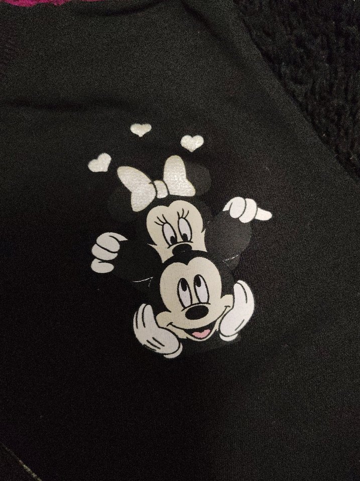 Kız Çocuk Siyah Goth Tarzı Sweatshirt ve Eşofman - Görsel 4